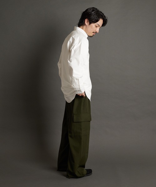 JACKROSE(ジャックローズ)の「RT-オックスレギュラーカラーBIGシャツ(シャツ/ブラウス・メンズ・ストライプ/ブルー/ホワイト・L/XL)」の17枚目の写真
