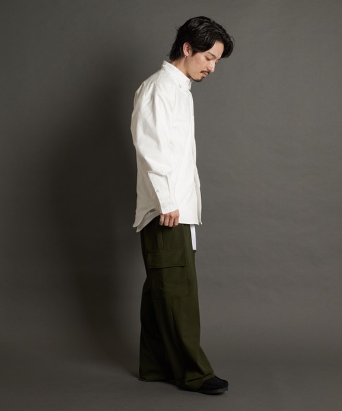JACKROSE(ジャックローズ)の「RT-オックスレギュラーカラーBIGシャツ(シャツ/ブラウス・メンズ・ストライプ/ブルー/ホワイト・L/XL)」の18枚目の写真
