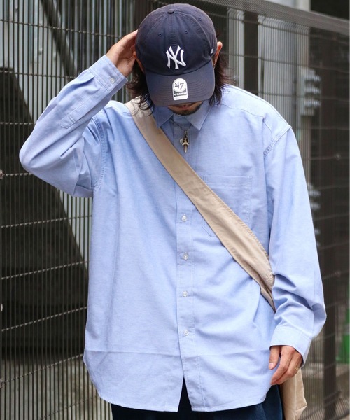 JACKROSE(ジャックローズ)の「RT-オックスレギュラーカラーBIGシャツ(シャツ/ブラウス・メンズ・ストライプ/ブルー/ホワイト・L/XL)」の20枚目の写真