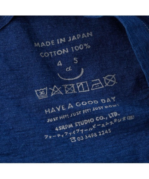 45R（フォーティファイブアール）の「ロゴプリントの45星Tシャツ