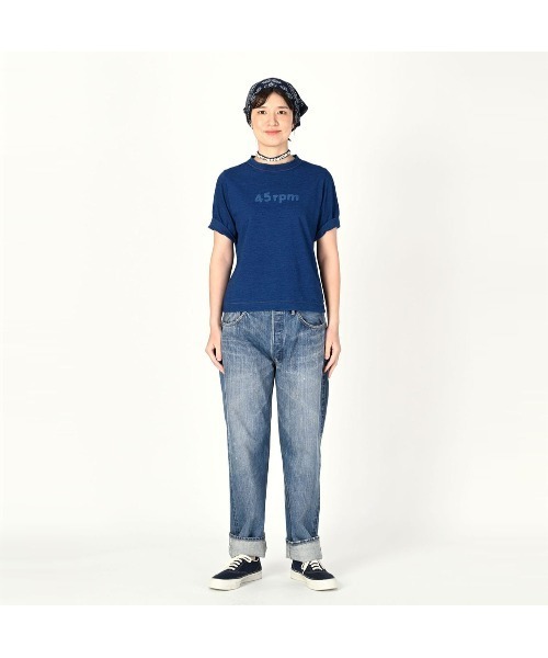 45R（フォーティファイブアール）の「ロゴプリントの45星Tシャツ