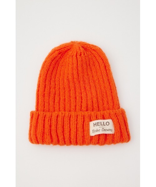 RODEO CROWNS WIDE BOWL(ロデオクラウンズワイドボウル)の「RIB COLOR BEANIE(ニットキャップ/ビーニー・レディース・アイボリー/オレンジ/パープル/ブラック・FREE)」の14枚目の写真