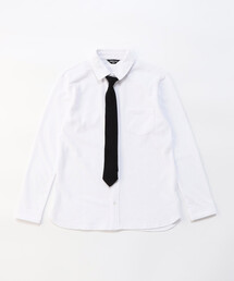 COMME CA ISM（コムサイズム）の「ネクタイ付き　長袖シャツ(140-160cm)（シャツ/ブラウス・キッズ）」