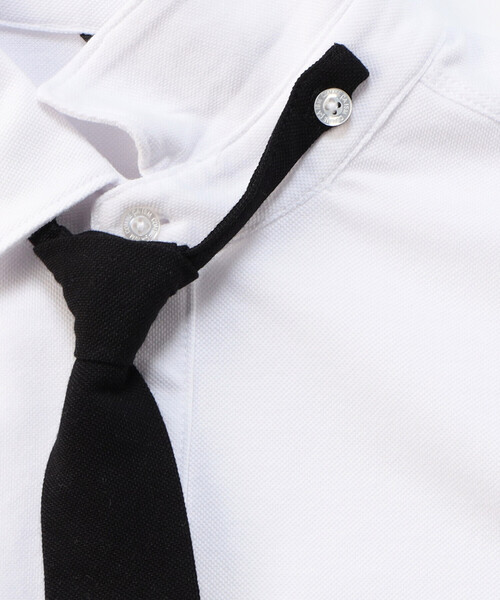 ネクタイ付き 長袖シャツ(140-160cm)（シャツ/ブラウス）｜COMME CA