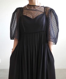 Ameri（アメリ）の「PUFF TULLE TOP LAYERED DRESS（ドレス）」 - WEAR
