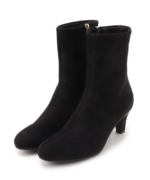 grove（グローブ）の「◆メタルパーツヒールブーツ（ブーツ・レディース・ブラック系6/ブラック/チャコールグレー・45/35/30）」の3枚目の写真