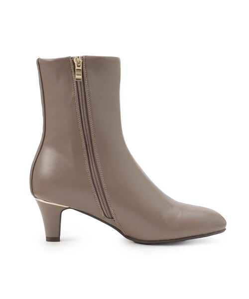 grove（グローブ）の「◆メタルパーツヒールブーツ（ブーツ・レディース・ブラック系6/ブラック/チャコールグレー・45/35/30）」の8枚目の写真