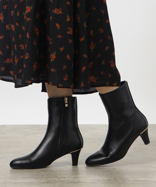 grove（グローブ）の「◆メタルパーツヒールブーツ（ブーツ・レディース・ブラック系6/ブラック/チャコールグレー・45/35/30）」の13枚目の写真