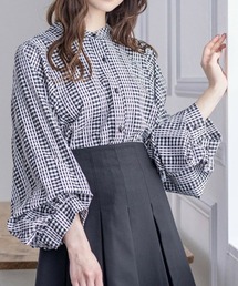 clear | 無地柄アソートマルチWAYボリュームスリーブブラウス≪2024SS≫(シャツ/ブラウス)