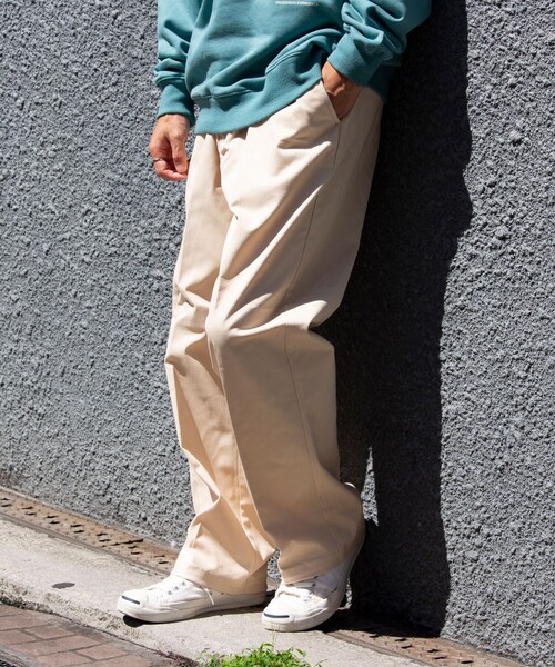 Dickies（ディッキーズ）の「【Dickies/ディッキーズ】ワークイージーパンツ チノパン ルーズフィット（チノパンツ・メンズ・ブラック/ベージュ/キナリ/ダークグリーン・L/XL/M）」の5枚目の写真