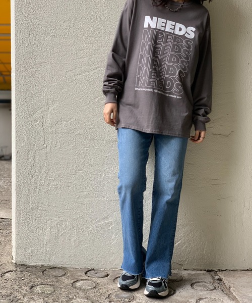 セール】GILDAN NEEDS ロゴロンTシャツ 【MVL009】（Tシャツ