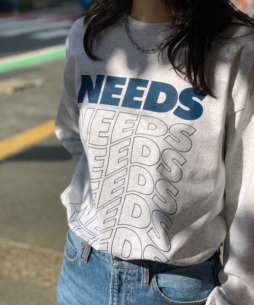 mi via loca(ミヴィアロカ)の「GILDAN NEEDS ロゴロンTシャツ 【MVL009】(Tシャツ/カットソー・レディース・オートミール/オフホワイト/スミクロ/ホワイト×ブラック・MEDIUM/X-LARGE)」の21枚目の写真