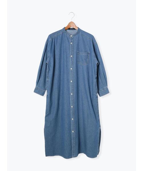 Lugnoncure（ルノンキュール）の「デニムオーバーシャツワンピース（ワンピース・レディース・ブルー/ネイビー・F）」の17枚目の写真