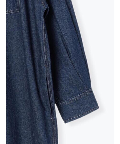 Lugnoncure（ルノンキュール）の「デニムオーバーシャツワンピース（ワンピース・レディース・ブルー/ネイビー・F）」の13枚目の写真