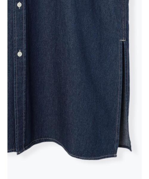 Lugnoncure（ルノンキュール）の「デニムオーバーシャツワンピース（ワンピース・レディース・ブルー/ネイビー・F）」の12枚目の写真