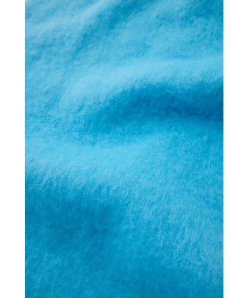 MOUSSY（マウジー）の「PATCH POCKET ストール（マフラー・レディース・ダークブラウン/アイボリー/ブルー・FREE）」の8枚目の写真