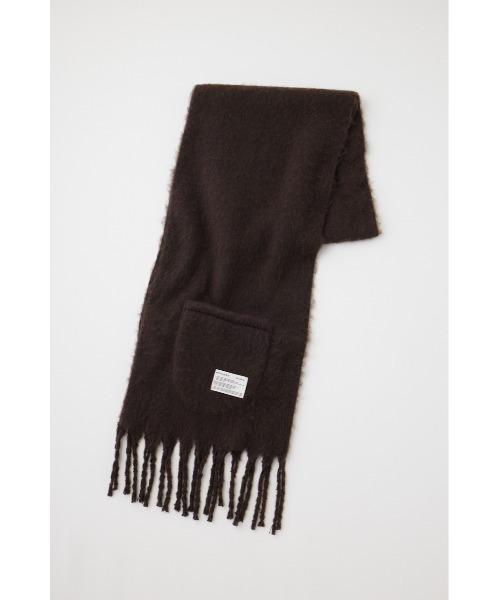 MOUSSY（マウジー）の「PATCH POCKET ストール（マフラー・レディース・ダークブラウン/アイボリー/ブルー・FREE）」の10枚目の写真