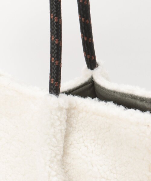 ikka(イッカ)の「ボアロゴ入りビッグトートバッグ(トートバッグ・レディース・モカ/ブラック/オフホワイト/その他1/キャメル/ブラウン/ホワイト/ダークグレー/その他2・FREE)」の15枚目の写真