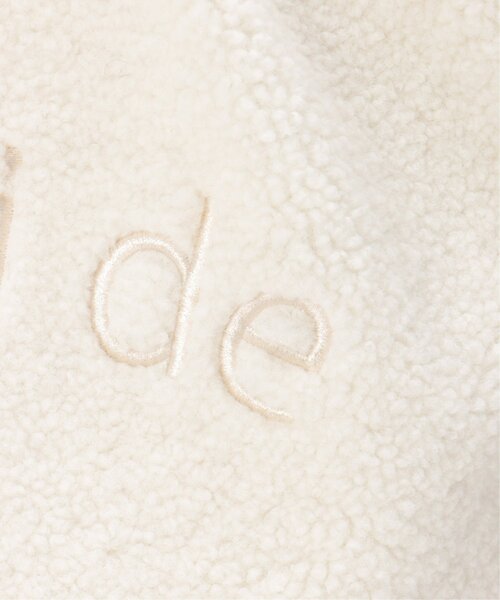 ikka(イッカ)の「ボアロゴ入りビッグトートバッグ(トートバッグ・レディース・モカ/ブラック/オフホワイト/その他1/キャメル/ブラウン/ホワイト/ダークグレー/その他2・FREE)」の18枚目の写真