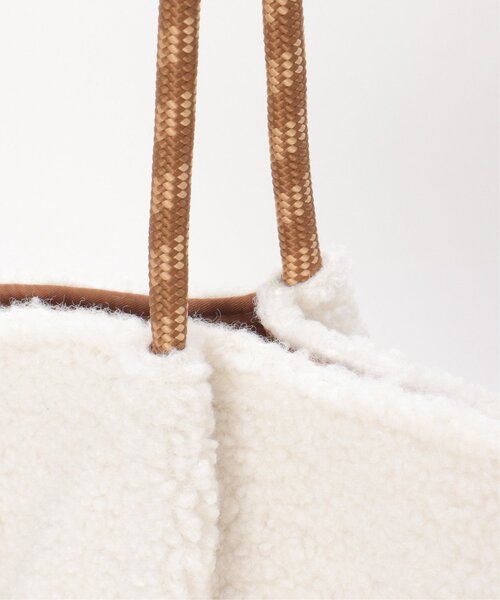 ikka(イッカ)の「ボアロゴ入りビッグトートバッグ(トートバッグ・レディース・モカ/ブラック/オフホワイト/その他1/キャメル/ブラウン/ホワイト/ダークグレー/その他2・FREE)」の20枚目の写真