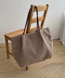 ボアロゴ入りビッグトートバッグ