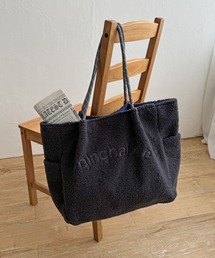 ボアロゴ入りビッグトートバッグ