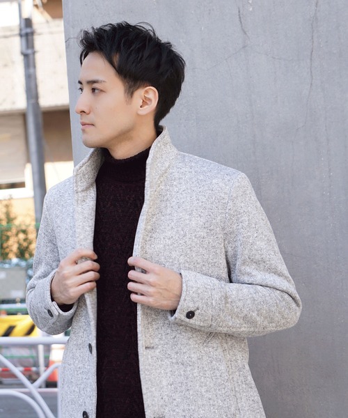 【セール】セーターフリーススタンドコート（その他アウター）｜HIDEAWAYS NICOLE（ハイダウェイニコル）