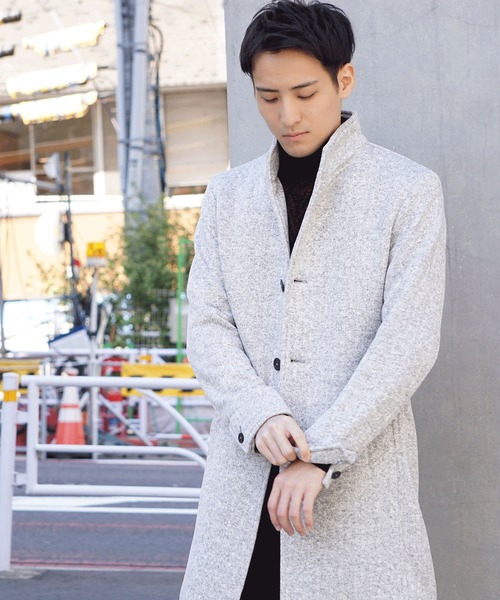 【セール】セーターフリーススタンドコート（その他アウター）｜HIDEAWAYS NICOLE（ハイダウェイニコル）