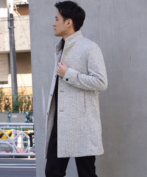 【セール】セーターフリーススタンドコート（その他アウター）｜HIDEAWAYS NICOLE（ハイダウェイニコル）