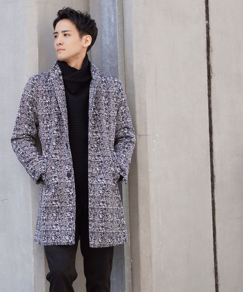 【セール】セーターフリーススタンドコート（その他アウター）｜HIDEAWAYS NICOLE（ハイダウェイニコル）