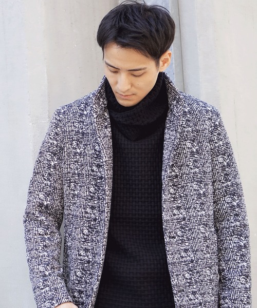 【セール】セーターフリーススタンドコート（その他アウター）｜HIDEAWAYS NICOLE（ハイダウェイニコル）