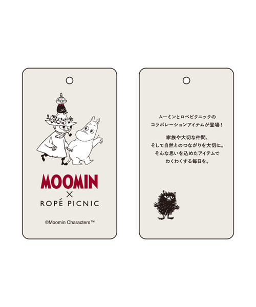 MOOMIN(ムーミン)の「【MOOMIN ×ROPE' PICNIC】ソックス(ソックス/靴下・レディース・ワイン/キナリ/ブラック・FREE)」の17枚目の写真
