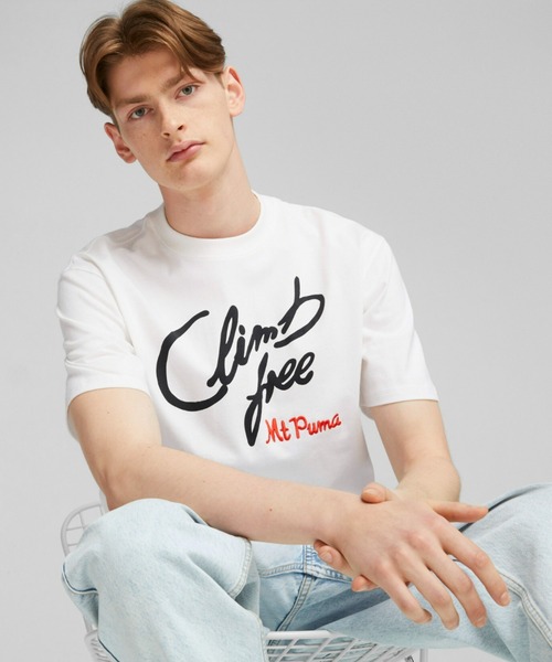 PUMA(プーマ)の「PUMA プーマ メンズ THE NEVERWORN 2 グラフィック Tシャツ(Tシャツ/カットソー・メンズ・ホワイト/ブラック・X-SMALL/LARGE/MEDIUM/SMALL/X-LARGE)」の1枚目の写真