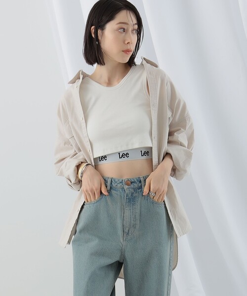 Ray BEAMS（レイビームス）の「Lee / WORK SHIRTS（シャツ/ブラウス・レディース・ベージュ/ブルー・ONE SIZE）」の6枚目の写真