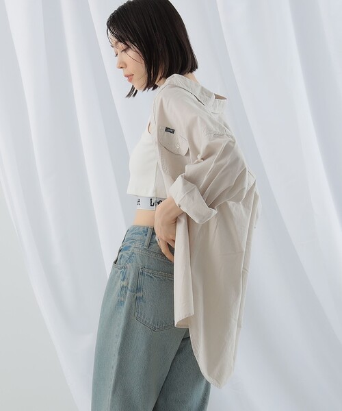 Ray BEAMS（レイビームス）の「Lee / WORK SHIRTS（シャツ/ブラウス・レディース・ベージュ/ブルー・ONE SIZE）」の8枚目の写真