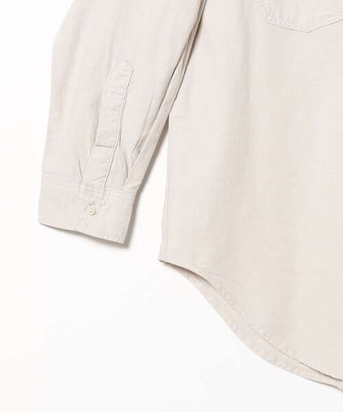 Ray BEAMS（レイビームス）の「Lee / WORK SHIRTS（シャツ/ブラウス・レディース・ベージュ/ブルー・ONE SIZE）」の17枚目の写真