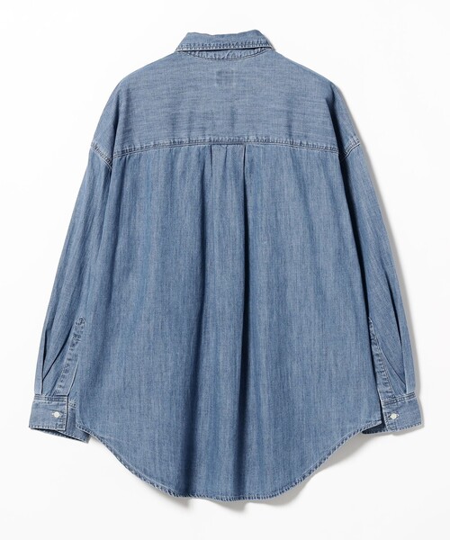 Ray BEAMS（レイビームス）の「Lee / WORK SHIRTS（シャツ/ブラウス・レディース・ベージュ/ブルー・ONE SIZE）」の21枚目の写真