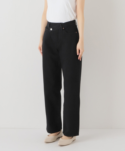 STANDARD JOUNALスタンダードジャーナル ブラックデニムスラックス JOURNAL STANDARD｜ジャーナルスタンダードのデニムパンツ