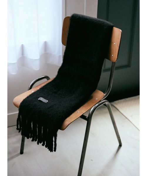 AMERICAN HOLIC（アメリカンホリック）の「シャギーBIGマフラー（マフラー・レディース・ライトグレー/イエロー/ブルー/オレンジ/ブラック・FREE）」の20枚目の写真