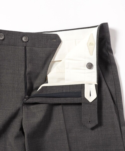 BRILLA per il gusto（ブリッラペルイルグースト）の「BRIGLIA 1949 × Brilla per il gusto/ 別注 BG21 TRAVEL ノープリーツ スラックス（その他パンツ・メンズ・シルバー/グレー・48/46/44/42/52/50）」の3枚目の写真