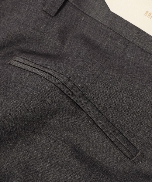 BRILLA per il gusto（ブリッラペルイルグースト）の「BRIGLIA 1949 × Brilla per il gusto/ 別注 BG21 TRAVEL ノープリーツ スラックス（その他パンツ・メンズ・シルバー/グレー・48/46/44/42/52/50）」の5枚目の写真