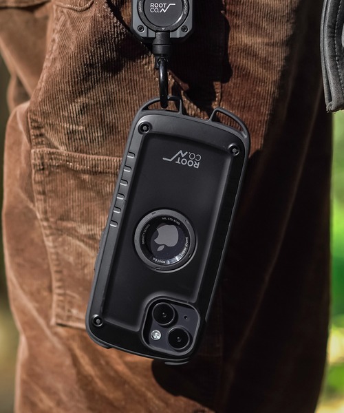 ROOT CO.（ルート）の「[iPhone15専用] ROOT CO. グラビティ ショック レジスト ケース ラギッド（スマホケース/カバー・メンズ・カーキ/タン/ブラック・F）」の6枚目の写真