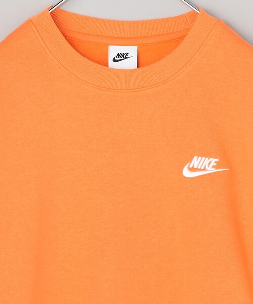 NIKE（ナイキ）の「限定展開 NIKE/ナイキ クラブBBクルー / クルーネック スウェット / 裏起毛 / スタンダードフィット / BV2663（スウェット・メンズ・オレンジ/オリーブ/ネイビー/グレー/ブラック・LARGE/XX-LARGE/MEDIUM/X-LARGE/SMALL）」の7枚目の写真