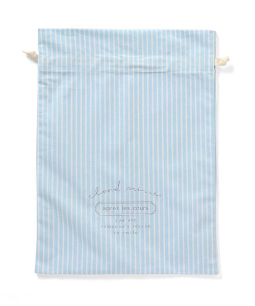 apres les cours（アプレレクール）の「星・ストライプ・ハート柄巾着（中）（ラッピングキット・キッズ・サックスブルー/レッド/ゴールド・FREE）」の10枚目の写真