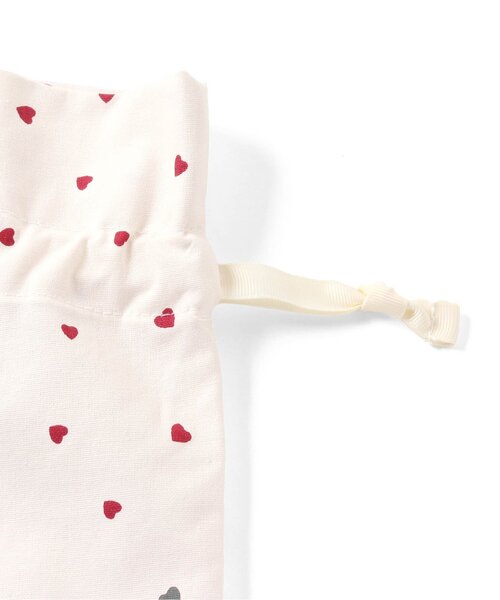 apres les cours（アプレレクール）の「星・ストライプ・ハート柄巾着（中）（ラッピングキット・キッズ・サックスブルー/レッド/ゴールド・FREE）」の4枚目の写真