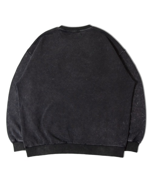 JACKROSE(ジャックローズ)の「JE-ジャックダニエル風ケミカルクルー(スウェット・メンズ・ブラック/グレー・M/L)」の3枚目の写真