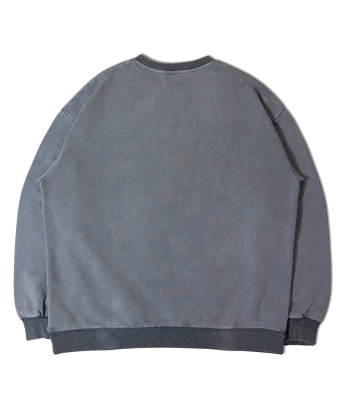 JACKROSE(ジャックローズ)の「JE-ジャックダニエル風ケミカルクルー(スウェット・メンズ・ブラック/グレー・M/L)」の4枚目の写真
