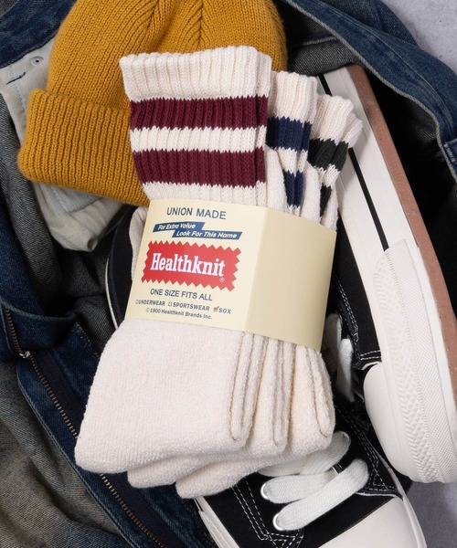 セール】【Healthknit/ヘルスニット】3足セットヘビーウェイト