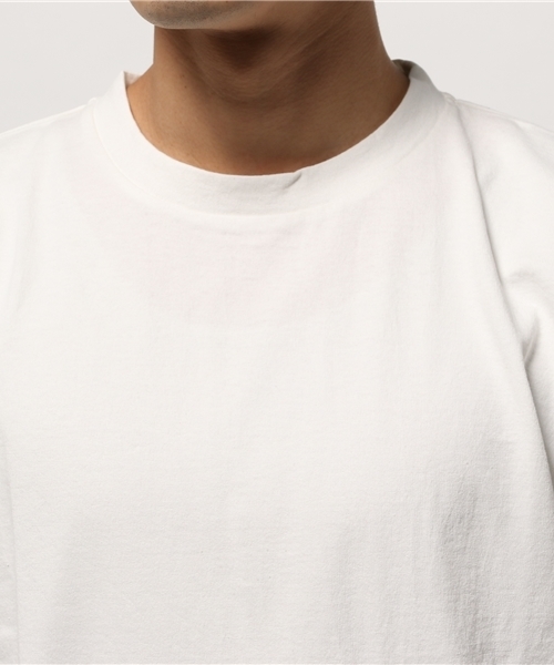 WHO'S WHO gallery（フーズフーギャラリー）の「【BOYMAN】パネルボーダークルー（Tシャツ/カットソー・メンズ・レッド/ネイビー/ホワイト・MEDIUM/LARGE）」の4枚目の写真