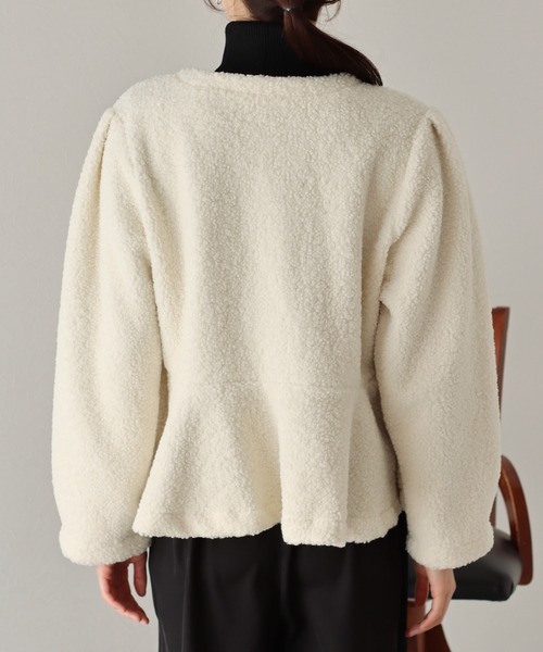 bluelea ブルレア ペプラムジャケット bluelea ペプラムジャケット